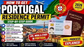How to Get Portugal Residence Permit | Step-by-Step Immigration Guide 2026 ! 