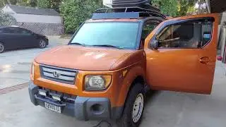 I fit a Tesla Model Y in the Honda Element | My new storage box is super useful