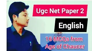 UGC/NTA NET Paper 2 English/Important MCQs from Age of Chaucer/UGC NET Paper 2 Preparation 2021