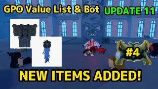 NEW GPO VALUE LIST UPDATE 11 #4 ADDED MORE EMOJIS IN THE VALUE BOT !!!