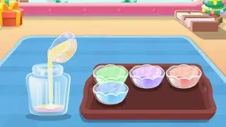 Jogos de Fazer sorvetes do Pequeno Panda - Caminhão de sorvete 🍦🍨