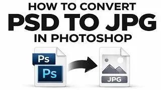 How to Convert psd to jpg in Photoshop | how to convert psd file to jpg file without losing quality