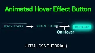 Animated Hover Effect Button 2021| Sanke Border| Html Css