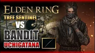 ELDEN RING™ : Bandit Katana vs Tree Sentinel