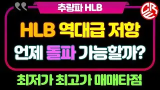 에이치엘비 HLB 역대급 저항구간 / 언제 돌파 가능할까