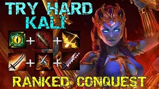 KALI IS OP IN RANKED!! (NO Commentary) Kali Jungle Gameplay | Smite Ranked Conquest
