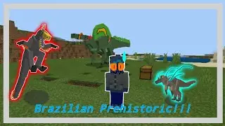 Novos dinossauros brasileiros no Minecraft!!!!!!(Brazilian Prehistoric)