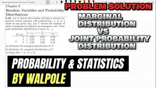 3.49: Marginal Distribution | Probability & Statistics for Engineers & Scientists by Walpole 9th Ed