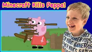 Peppa Pig Plays Minecraft! - Peppa vs Minecraft Animation by Sequence - Funny REACTION!