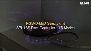 RGB Digital LED Strip with SPI-16S Pixel Controller