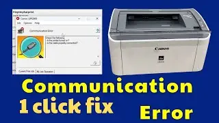 How to Fix Comunication Error Canon LBP2900 Printer on Windows 10, 11 | Hieptinphat