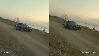 GoPro Hero 11 Mini vs Avata 2 side by side flight