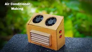 How to make a powerful air cooler at home more cool like ac with cardboard || Assam Make Stuff