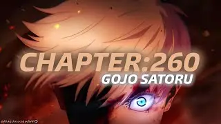 GOJO SATORU CHAPTER 260 COMEBACK 😱😱 #jjk #jjk260 #anime