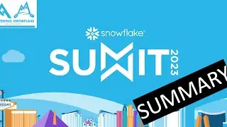 Snowflake Summit 2023 | Roundup of all new features | Including document AI LLM