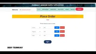 PHARMACY MEDICINE SYSTEM JAVA ANGULAR