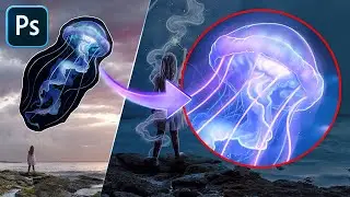 Create a GIANT Jellyfish Poster in Photoshop