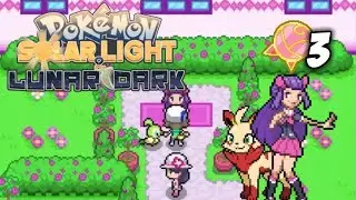 Pokemon Solar Light and Lunar Dark Let's Play Ep.  3 - Gym Leader Donna!and Starter Evolution!