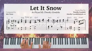 Let It Snow| Jazz Version by Timothy Gondola