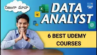 Top 6 Udemy Courses to Master Data Analysis for 4000 Rupees | Beginner to Pro Training | Telugu