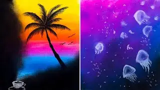 3 Easy Drawing And Painting Tricks || Tutorial Drawing