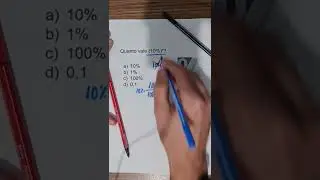 Não erre porcentagem 🔥 