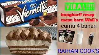Bongkar menu baru Wall's viennetta || viral || anti gagal || resep anak SMP || Raihan cook's