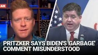 Pritzker says Biden's 'garbage' comment misunderstood; Trump answers questions from garbage truck