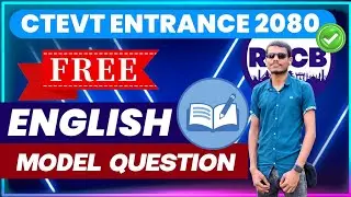 English Model questions for CTEVT entrance exam 2080 || ROCB✅