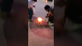 accident with Firecrackers