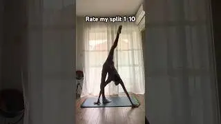 Split challenge / flexibility challenge / Lera the gymnast #gymnast #challenge #flexibility #shorts