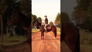 How to mount a horse with style! 