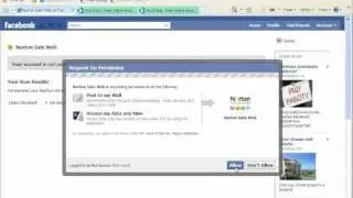 Facebook app Norton Safe Web