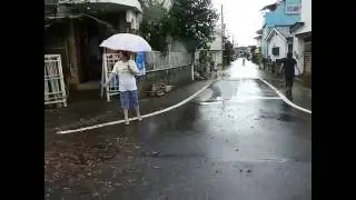 台風９号による大雨・浸水 青梅市今井３丁目地区 2016 08 22 A