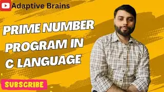 Prime Number Program in C