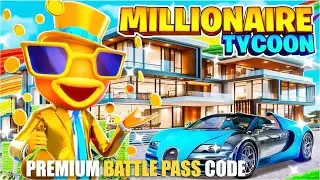 MILLIONAIRE TYCOON MAP FORTNITE CREATIVE - FIND BATTLE PASS PREMIUM CODE LOCATIONS