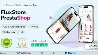 FluxStore PrestaShop app - Preview (Flutter E-Commerce App)