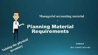 how to calculate Planning material requirement | PMR