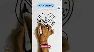 Butterfly drawing easy | titli drawing |titli ki drawing | how to draw butterfly 