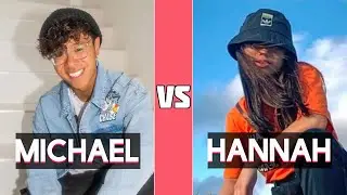 Michael Le VS Hannah Balanay TikTok Dance Battle