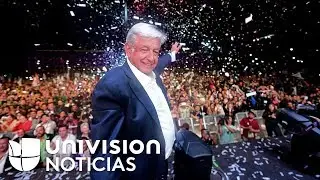 En video: El discurso completo de AMLO desde el Zócalo tras ganar la elección presidencial en México