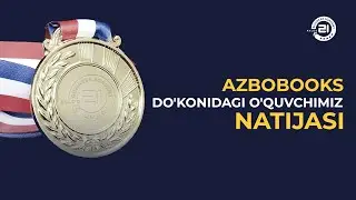 Azbobooks do'konidagi o'quvchimiz natijasi!