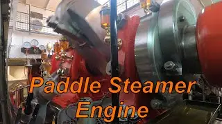 Escher-Wyss Steam Engine on the Paddle Steamer Stadt Zürich