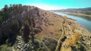 Aerial Video Teaser: Mountain Bikers Over Horsetooth Reservoir