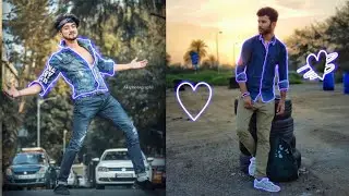 PicsArt Glowing Outline Effect  PicsArt Tutorial