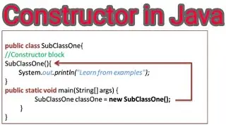 Constructor in Java| Full Explanation