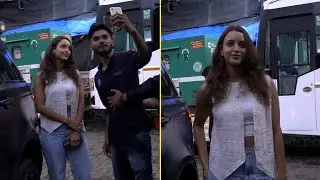 Tripti Dimri Present On Sets Of Laughter Chefs Unlimited Entertainment; Clicks Selfies With Fans