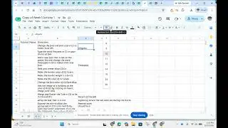 Changing font & font size in Google Sheets