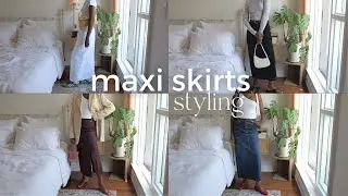 Quiet Luxury Inspired Outfits | Maxi Skirts