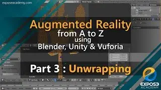 Augmented Reality from A to Z using Blender, Unity and Vuforia | part 3 : Unwrapping
